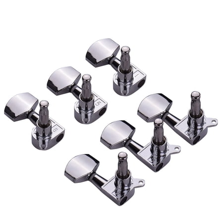 Aibecy 6pcs 3L3R Full Closed Guitar String Tuner Pegs Tuning Machine Head for Folk Guitar