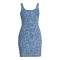 thumbnail image 5 of No Boundaries Juniors Denim Corset Dress, 5 of 5