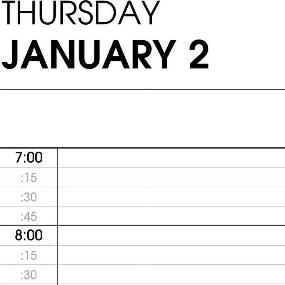 At-A-Glance Two-Person Daily Appointment Book Julian Dates - Daily - 1 Year - January 2022 till December 2022 - 7:00 AM to 8:00 PM - Quarter-hourly - 1 Day Single Page Layout - 8" x 10 7/8" Sheet Size