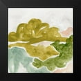 thumbnail image 2 of Vess, June Erica 20x20 Black Modern Framed Museum Art Print Titled - Landscape Cameo VI, 2 of 5