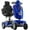 Blue, variant on Mbxcooter Long Range Heavy Duty Mobility Scooter for Adults & Seniors, 500W & 400LBS Capacity Electric Powered Chair，All Terrain Fast Mobility Scooter for Travel w/Absorber & 10" Tires