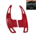 thumbnail image 1 of Accesorios interiores de extensión de paletas de cambio de volante de plástico rojo de 1 juego de Unique Bargains para Ford para Mustang 2015-2023, 1 of 6