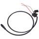 thumbnail image 1 of Cable de caída marino para NMEA 2000 1m Cable de alimentación macho Cable de caída marino con fusible adaptador T para redes Lowrance, 1 of 5