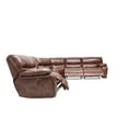 thumbnail image 5 of ACME Brax Power Motion Sectional Sofa in Two Tone Brown Synthetic Leather, 5 of 6