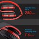 thumbnail image 5 of Auriculares inalámbricos plegables con Bluetooth, auriculares de audio para juegos, auriculares inalámbricos con micrófono para teléfono Co,, 5 of 5