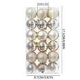 thumbnail image 5 of KCEHTA 36PCS Christmas Ball Ornaments, Small Christmas Baubles for Xmas Christmas Tree, Shatterproof Christmas Tree Ball Ornaments for Holiday Wedding Party Decoration, 5 of 5