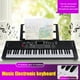 thumbnail image 1 of Piano Electronic Keyboard Música Digital Teclado Electrónico Con Altavoces Duales Incorporados, 1 of 7