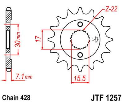 420 JT Sprockets and Drive Chain Kit for Honda CR85R 2003-2004