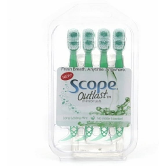 Scope Outlast Mini Brushes 4 ct (Pack of 3)