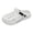 White, variant on Womens Mens Arch Support Clogs Garden Shoes with Back Strap Unisex Lightweight Outdoor Beach Slip on Water Sandals Closed Toe Comfortable Walking Slippers Grey Size 7