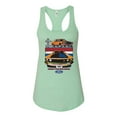 thumbnail image 2 of Wild Bobby, Mustang Powered by Ford Performance Cars and Trucks Women Racerback Tank Top, Mint, Large, 2 of 6