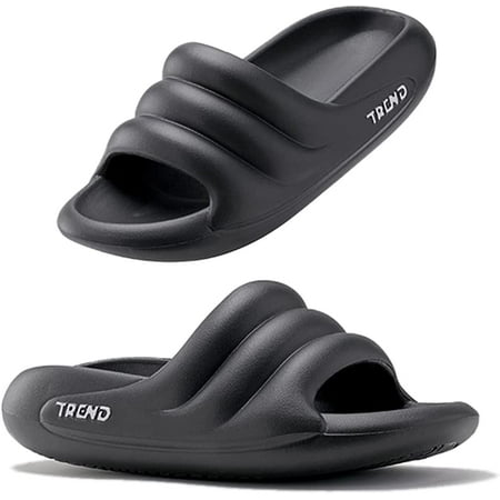 

QWZNDZG Sandals Slippers for Women Indoor Outdoor Sandals Platform Shoes Massage Shower Bathroom Non-Slip Quick Drying Open Toe Super Soft Comfy Thick Sole