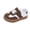 Brown, variant on YunPes Toddler Boys Girls Non-Slip Skate Sneakers Casual Flat Athletic Shoes with Hook & Loop Strap School & Outings Walking