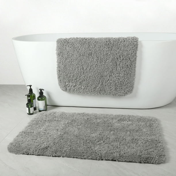 Softlife Machine Washable Microfiber Bathroom Mat Non Slip Bath Mat for Bathroom Soft Absorbent