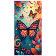 thumbnail image 1 of Colorful Butterfly and Floral Design Backdrop Banner for Parties Celebrations Photo Booth Decoration Background Spring Event Decoration, 1 of 4
