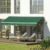 HEMBOR 8' x 7 Retractable Patio Awning, Patio Sun Shade Awning Cover