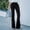 Black, variant on Women's Corduroy Flare Pants Elastic Waist Bell Bottom Trousers 2026 Fall Pants Red M