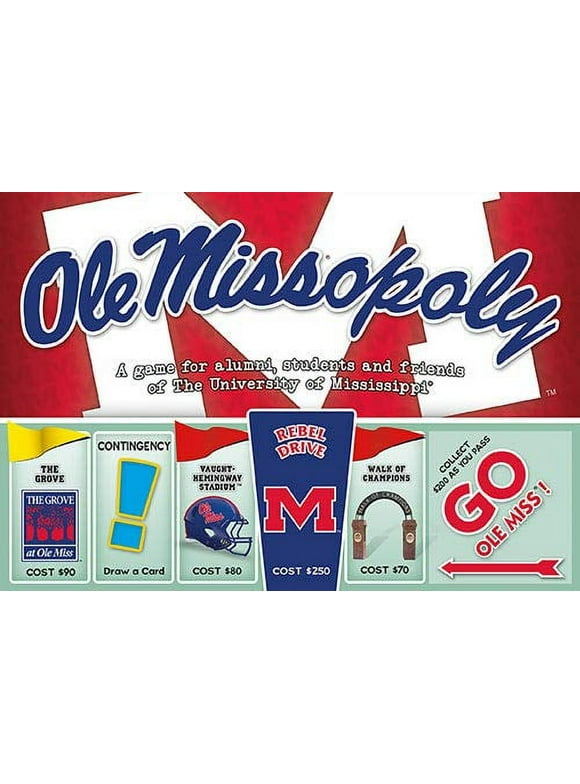 OLE MISS OPOLY BOARD GAME