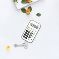 thumbnail image 3 of SuChun Pouches For Organization Small Portable Calculator Simple Fashionable Design With Rope For Students Use Material Portable Mini Cute With Rope Student's Neck Hanging Calculator Black, 3 of 7