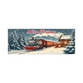 thumbnail image 3 of Banderín Navideño Decoraciones Para Puertas De Garaje Decoración Navideña Invierno Gran Cubierta Decorativa Para Puertas Interior Exterior Para Fiestas Navideñas Artículos Para Fiestas, 3 of 4