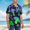 thumbnail image 4 of Men's Hawaiian Shirt Short Sleeve Button Down Shirts for Men, 4 of 8