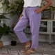 thumbnail image 1 of Pantalones casuales, pantalones casuales de mujer, pantalones casuales de algodón con bolsillos, pantalones casuales de mujer, valor excepcional, 1 of 6