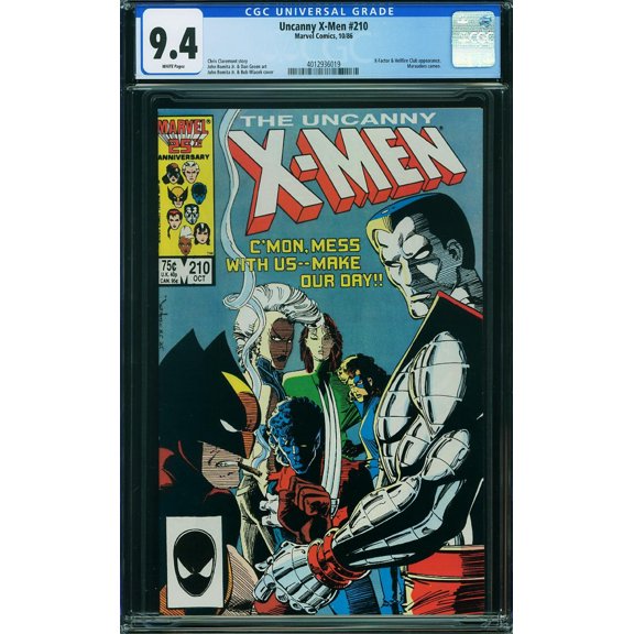Uncanny X-Men #210 - CGC 9.4 Comic Book