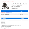 thumbnail image 2 of Auxiliary Fan Motor - Compatible with 1990 - 1997 Honda Accord 1991 1992 1993 1994 1995 1996, 2 of 2