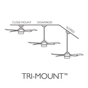 Design House Treviento LED Reverse Airflow Ceiling Fan in White, 52-Inch