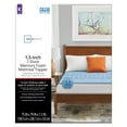 Mainstays 1.5” 7Zone Memory Foam Mattress Topper, King