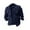 Navy, variant on Titcea Jean Jacket Solid Color Lapel Neck Long Sleeve Button Up Jacket with Pockets Trendy Slim Winter Jackets for Men