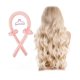 thumbnail image 3 of Diadema con rizador sin calor para cabello largo, rizador grande rosa sin calor para ondas suaves durante la noche., 3 of 5