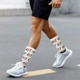 thumbnail image 1 of Blue Stockings 67 Cute Printed Socks Baseball Socks, 1 of 5