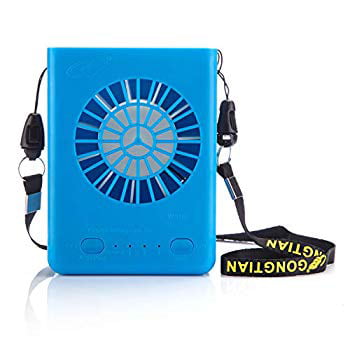 Mini Fan 3 Speeds Personal Cooling Fan Necklace Multifunctional Rechargeable 