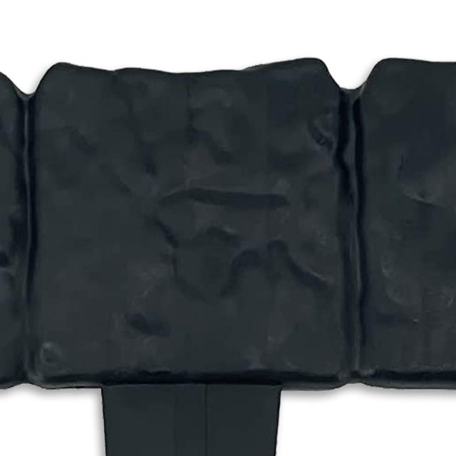 10 Uds. Bordes de césped para cercas, bordes de flores de plantas de plástico para Patios (negro) Likrtyny Libre de BPA