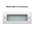 thumbnail image 3 of Yuarrent Luz de pared para exteriores, puerta, lámpara empotrada Rectangular montada en la pared, jardín, patio, paso, patio trasero, pasillo, esquina, Iluminación y accesorios Luz blanca Yuarrent HA066202-01, 3 of 6