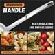 thumbnail image 5 of Stainless Steel Oil Colander Spoon Multi-functional Filter Spoon Stainless Steel Fine Mesh Oil Skimmer Strainer NetFeatures: 【Fine Mesh Stainless Steel Colander】Mesh strainers for kitchen, 5 of 9