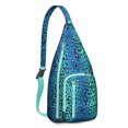 thumbnail image 1 of Fashion Leopard Sling Backpack - Runway-Inspired Print, Lightweight Durable Shoulder Bag, 1 of 4