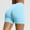 Light Blue, variant on Tsesme Gym Workout Shorts Women Seamless High Waisted Yoga Shorts Comfy Elastic Scrunch Butt Lifting Shorts