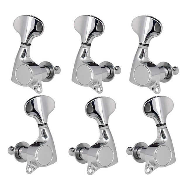 TISHITA 6 Pièces Scellée-Gear 3L 3R Acoustique Guitare Folk tuning Chevilles Machine