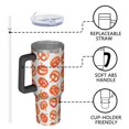 thumbnail image 4 of Halloween Jack O Lantern Silhouettes Pattern Tumbler with Handle and Lid,40oz Double Wall Vacuum Insulated Tumbler,Cups Gift for Women and Men, 4 of 7