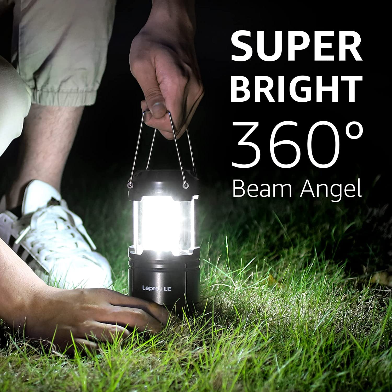 Lepro LED Collapsible Camping Lantern 4-Pack photo 2