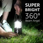 Lepro LED Collapsible Camping Lantern 4-Packs, Super Bright, Battery Powered Camping Light, IPX4 Water Resistant, Portable Emergency Lights for Power Outage, Hurricane, Storms