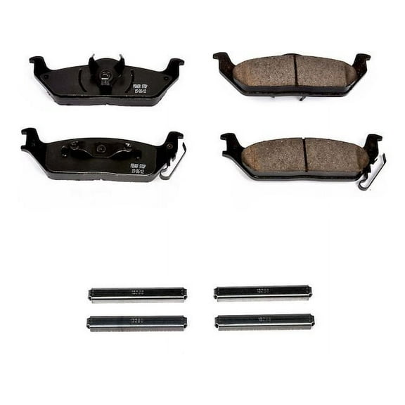 Rear Brake Pad Set - Compatible with 2004 - 2011 Ford F-150 2005 2006 2007 2008 2009 2010