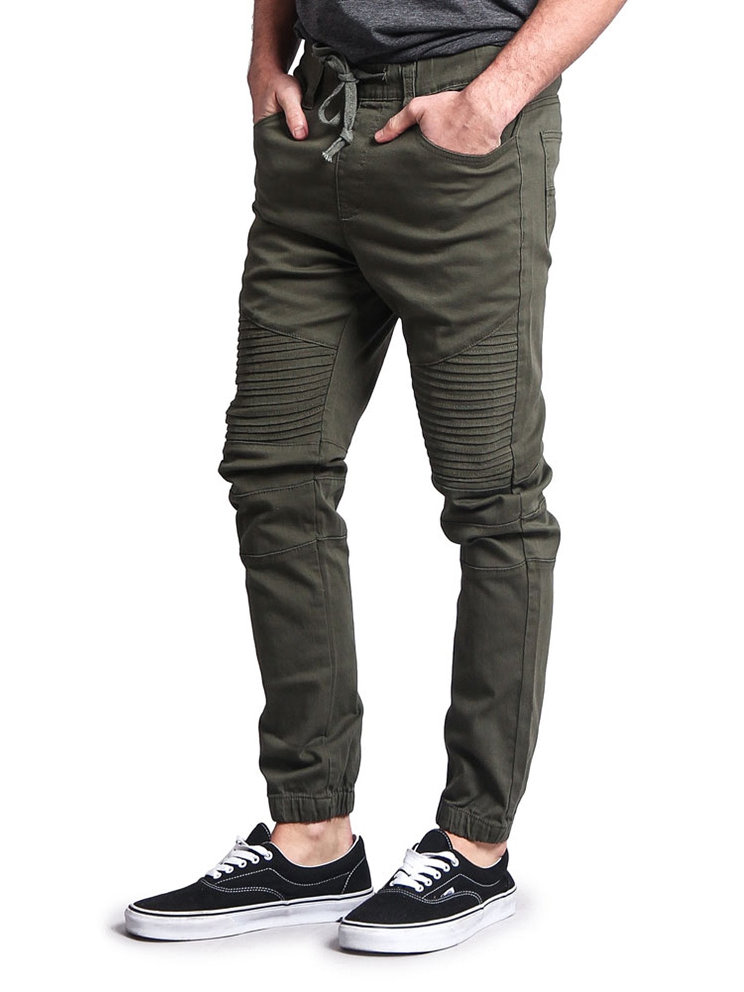 Trendy Victorious Men's Biker Twill Jogger Pants JG871 Trendy Victorious Men's Biker Twill Jogger Pants JG871