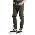 thumbnail image 3 of Victorious Men's Biker Twill Jogger Pants JG871 - Olive - Small, 3 of 6