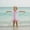 czb# Pink258, variant on CUZIBR Baby Girl Swimsuit Sun Swim Dress Short Sleeve Plaid Ruffled Rash Guard Cover Up Cute Bow Beachwear Popular Swimsuit,Pink,1-2 Years