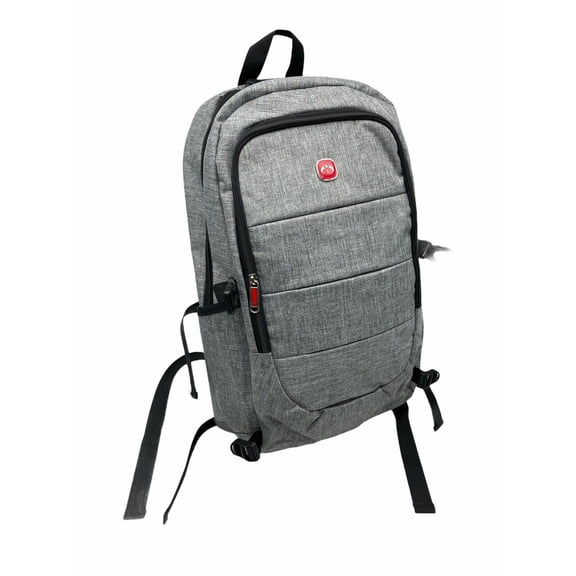 Cyber Bags Laptop up to 15.6 in Backpack USB Pocket Travel Computer Bag Gray