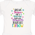 thumbnail image 4 of Inktastic Dance with Fairies, Ride a Unicorn, Swim with Mermaids Boys or Girls Long Sleeve Baby Bodysuit, 4 of 5