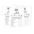 thumbnail image 1 of Inkdotpot If The Price Is Right Baby Shower Game Card Of 50 Gender Neutral Floral Raccoon Baby Shower Party Idea, 1 of 5